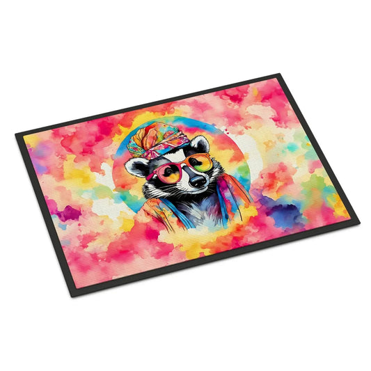 New Hippie Animal Badger Doormat Non Slip Washable Low Pile 18H X 27W Indoor Outdoor Entryway Rug Front Door Mat    Home Decor Supply | Online Retail | ShoreShopper.com