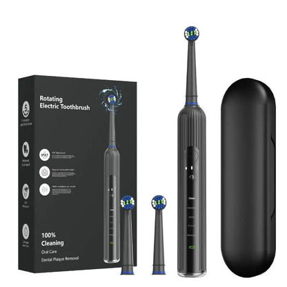 Compatible with Oral B Sonic Electric Toothbrush Smart Ultrasonic Dental Teeth Whitening Rechargeable Adult Tooth Brush 3 Head - ShoreCo.Shop