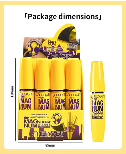 3D Mascara Eyelash Black Professional Eyelash Brush Long Lasting Natural Waterproof Curl Thick Lengthen Eye Makeup Cosmetics - ShoreCo.Shop