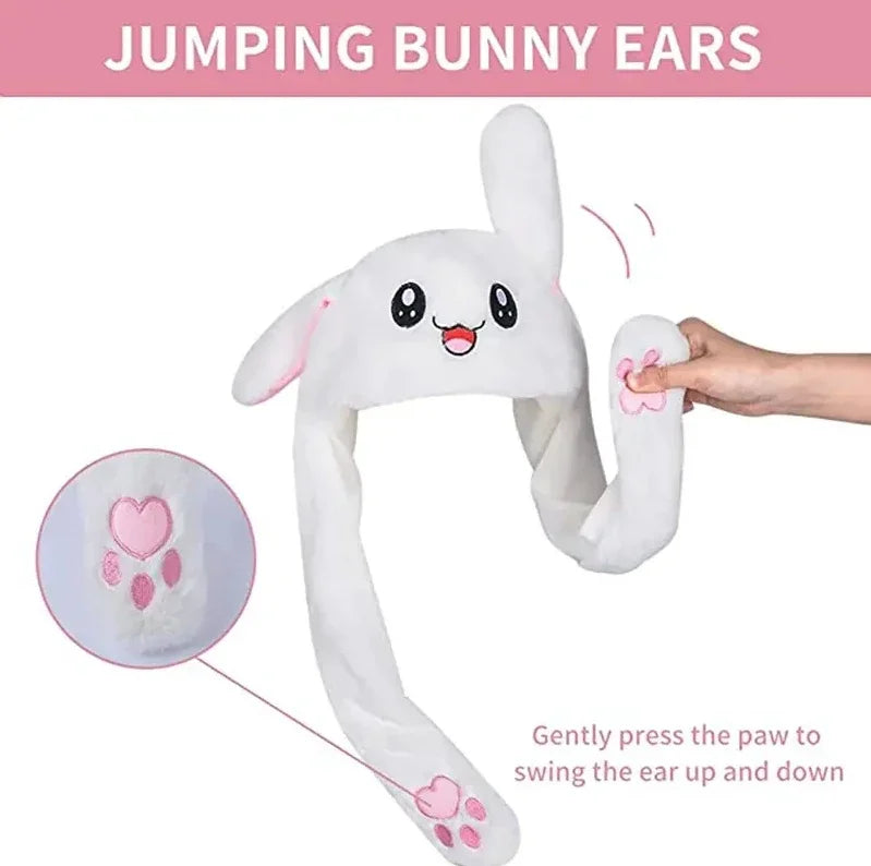 Headwear Daily  Supplies Party Home LED Funny Glowing And Ear Moving Bunny Hat Cap For Women Girls Cosplay Party Holiday Hat    Your Coastal Marketplace | Shoreshopper.com