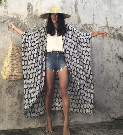 Beach Dress Tunic Cover up Embroidery Kaftan Saida de Praia Women Bikini Cover-up Pareo Sarong Beachwear    Your Coastal Marketplace | Shoreshopper.com