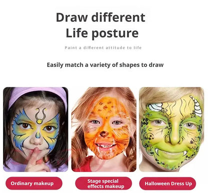 Face body Painting waterproof 6 colors Water Based Nontoxic Body Art kids Festival Fancy Dress Paint Body & Face Paint make up    Home Decor Supply | Online Retail | ShoreShopper.com