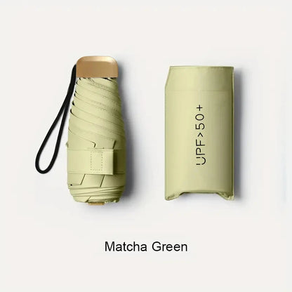 Ultra-Light UV Protection Umbrella - Compact, Foldable Design With Stainless Steel Handle For Sun & Rain, Durable 190T Canopy    Your Coastal Marketplace | Shoreshopper.com