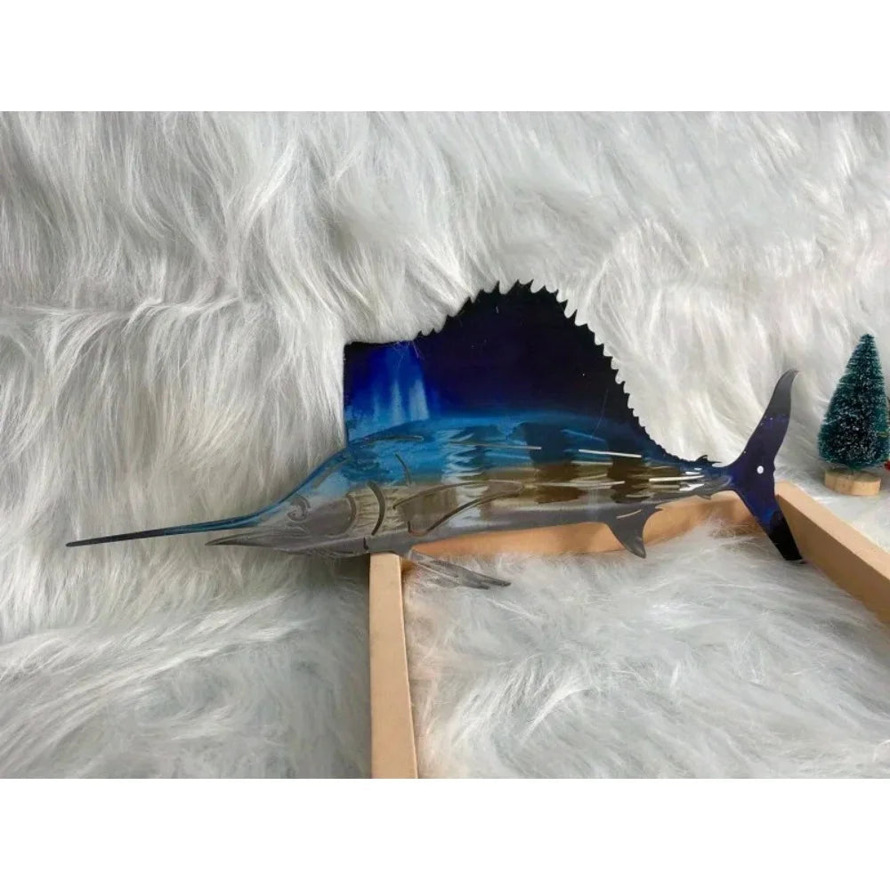 Metal Crafts Swordfish Jellyfish Turtle Home Decoration Art Wall Decoration Ornaments Popular Iron Art, Wall decoration, Artwork    Your Coastal Marketplace | Shoreshopper.com