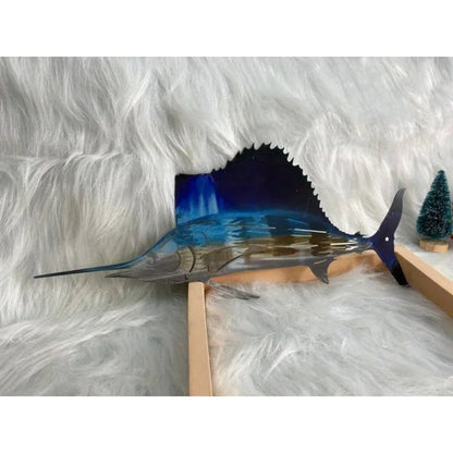 Metal Crafts Swordfish Jellyfish Turtle Home Decoration Art Wall Decoration Ornaments Popular Iron Art, Wall decoration, Artwork    Your Coastal Marketplace | Shoreshopper.com