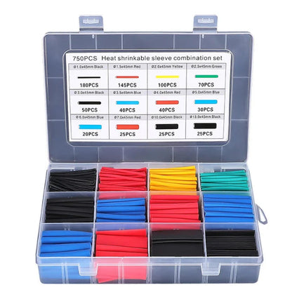 127-750pcs Heat-shrink Tubing Thermoresistant Tube Heat Shrink Wrapping Kit Electrical Connection Wire Cable Insulation Sleeving    Home Decor Supply | Online Retail | ShoreShopper.com