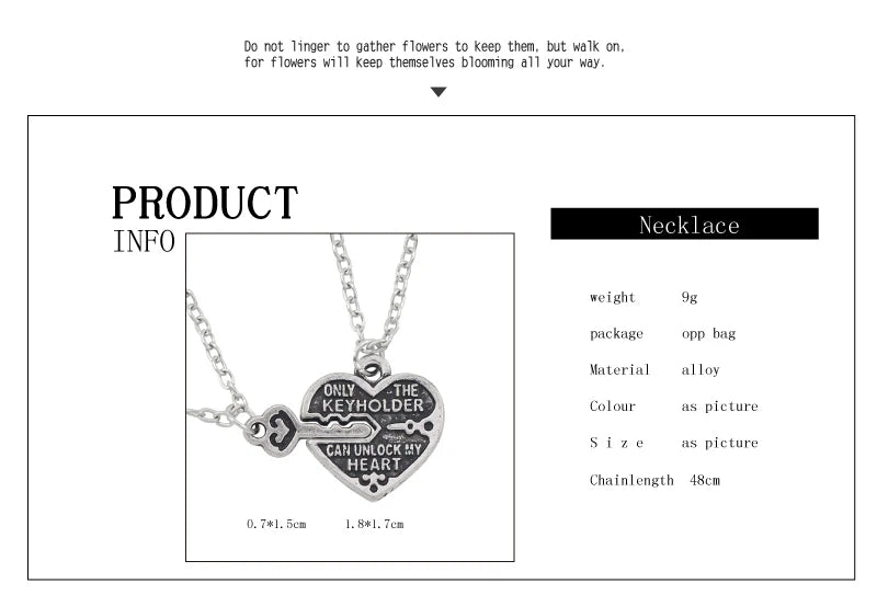 New Best Friends Necklace For Women Girls Broken Heart Puzzle Musical Note Pendant Necklaces BFF Friendship Forever Jewelry Gift    Home Decor Supply | Online Retail | ShoreShopper.com