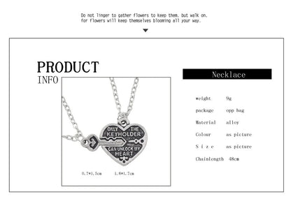 New Best Friends Necklace For Women Girls Broken Heart Puzzle Musical Note Pendant Necklaces BFF Friendship Forever Jewelry Gift    Home Decor Supply | Online Retail | ShoreShopper.com