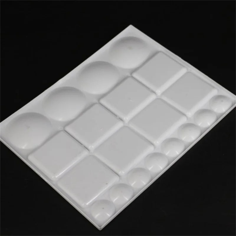 1Pc Oil Paint Water Coloring Palette For Kids Children Adults Art Acrylic Drawing Tray Plastic Pallet Student Stationery    Home Decor Supply | Online Retail | ShoreShopper.com