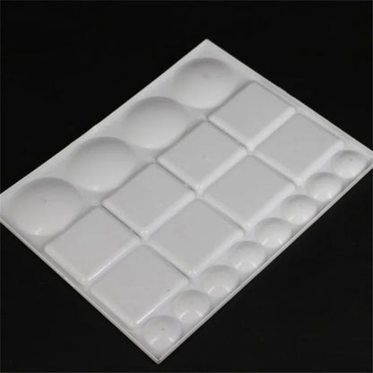 1Pc Oil Paint Water Coloring Palette For Kids Children Adults Art Acrylic Drawing Tray Plastic Pallet Student Stationery    Home Decor Supply | Online Retail | ShoreShopper.com
