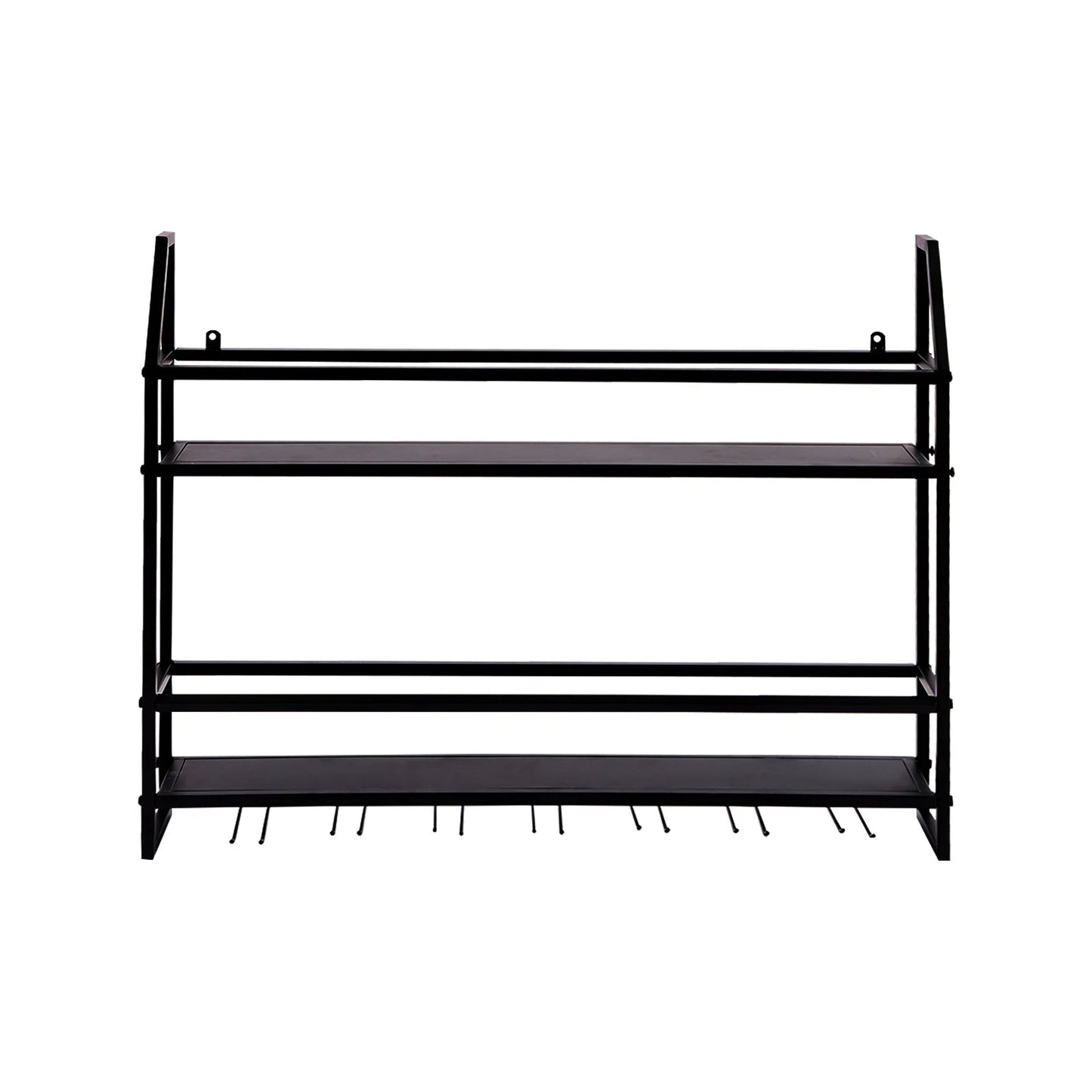 Wall Mounted Iron Wine Rack Bottle Champagne Glass Holder Shelves Bar Home Party Light and Strong Durable Unique Design Decor    Home Decor Supply | Online Retail | ShoreShopper.com