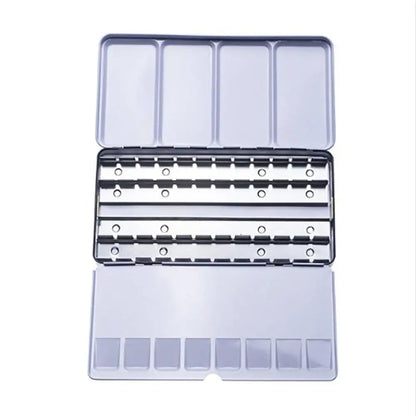 Art Supplies Creative Empty Paint Palette Watercolor Storage Case Pigment Box Grids Slots Painting Tools Drawing Supplies    Home Decor Supply | Online Retail | ShoreShopper.com