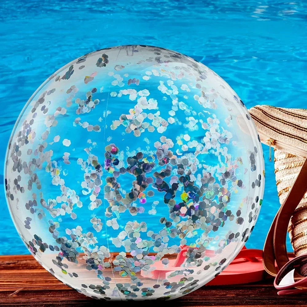 One Inflatable Beach Ball, Pool Party Water Sports Swimming Supplies    Your Coastal Marketplace | Shoreshopper.com
