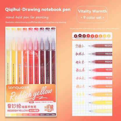 Languo 27-207 Colors Of One Set Drawing Handbook Pens Student DIY Graffiti Multi-Color Gel Pen Writing Marker Stationery    Home Decor Supply | Online Retail | ShoreShopper.com