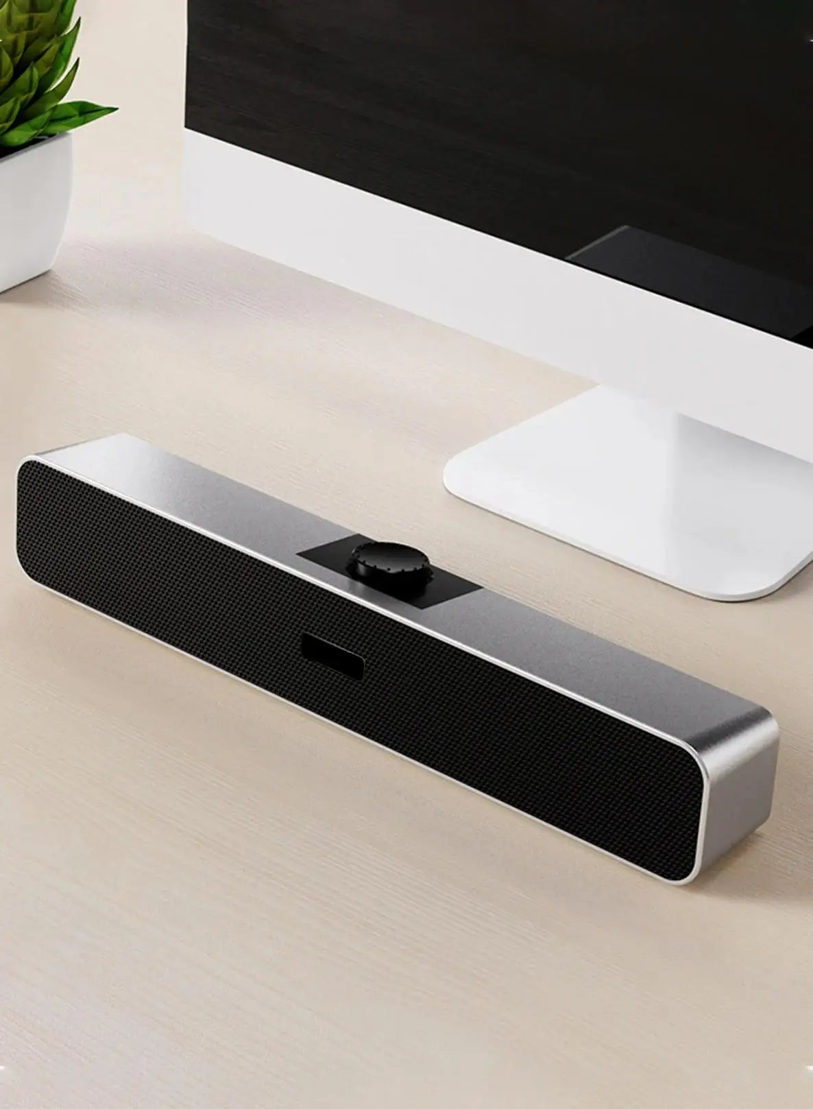 B Computer Speakers with 3.5 mm Aux, Small PC Speakers Powered by USB, USB Soundbar for Monitor，Wired USB Desktop Speaker,    Home Decor Supply | Online Retail | ShoreShopper.com