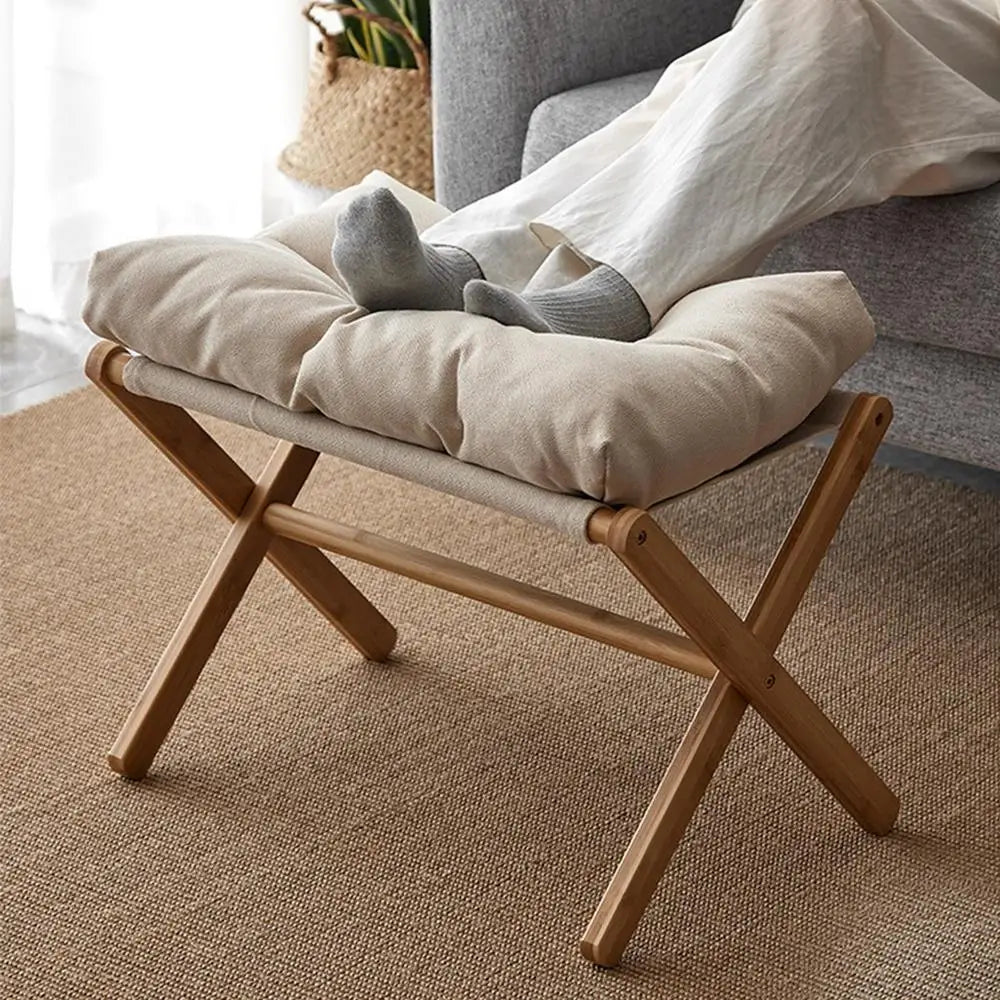 Velvet Footstool Velvet Footstool Ottoman Small Footrests Foot Stool Leg Rest High Padded Stool Seat For Bedroom Living Room    Home Decor Supply | Online Retail | ShoreShopper.com