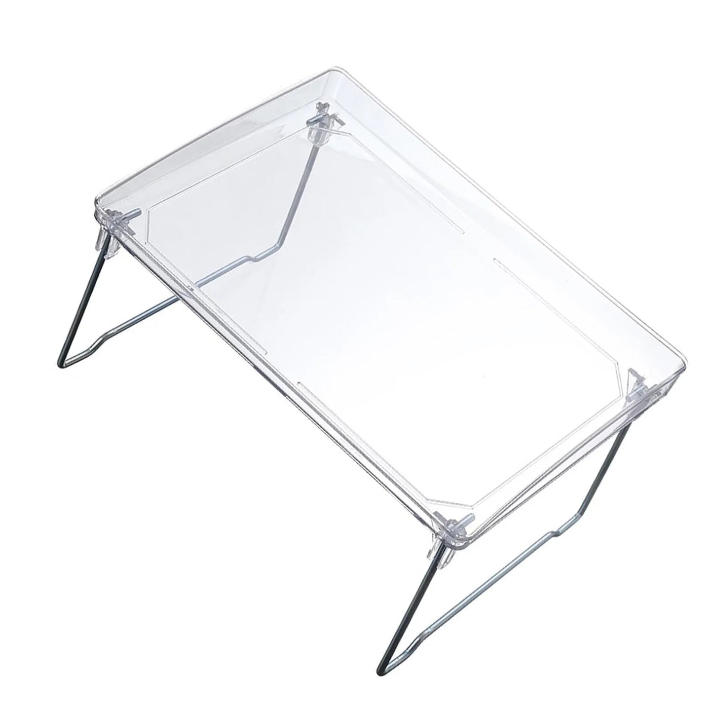 Foldable Desktop Storage Shelf Easy To Assemble  Multifunction Large Space Stackable Space Saving Stylish for Bathroom    Home Decor Supply | Online Retail | ShoreShopper.com