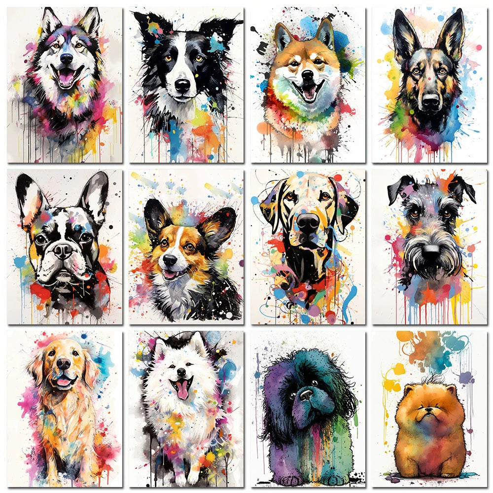 Animal Diamond Painting Graffiti Rhinestone Embroidery Dog Mosaic Cross Stitch Children Gift Art Handmade Home Decoration    Home Decor Supply | Online Retail | ShoreShopper.com