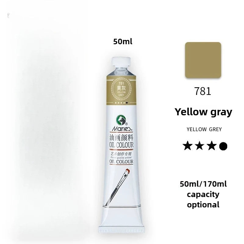 Maries Oil Paint 50ML Oil Painting Art Creation Pigment Large Oil Paint Paint Single Commonly Used 24 Colors    Home Decor Supply | Online Retail | ShoreShopper.com