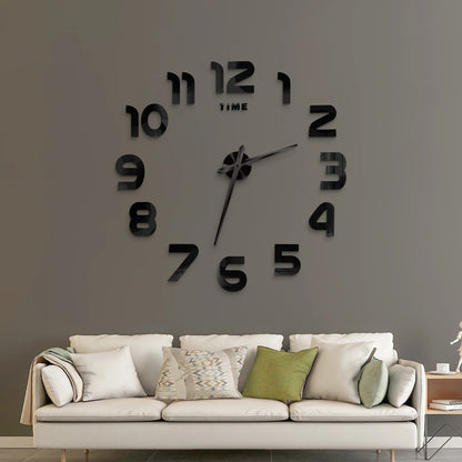 2D/3D Large Roman Numeral Acrylic Mirror Wall Clock Sticker Fashion DIY Quartz Clocks Watch Home Decoration Living Room Stickers    Home Decor Supply | Online Retail | ShoreShopper.com