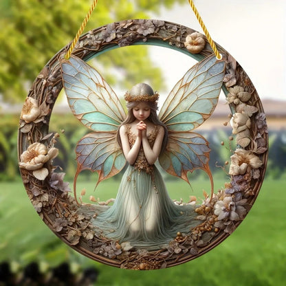 Enchanting Elf Fairy Acrylic Sun Catcher Window Door Display, Seasonal Summer Decor - for Home, Bar, for Daily Christmas Decor    Your Coastal Marketplace | Shoreshopper.com