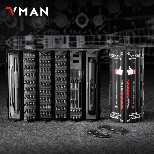 138 In 1 Electric Professional Screwdriver Set Cordless Multifunctional iPhone & Glasses Repair Tool Magnetic Bit Household Kit    Home Decor Supply | Online Retail | ShoreShopper.com