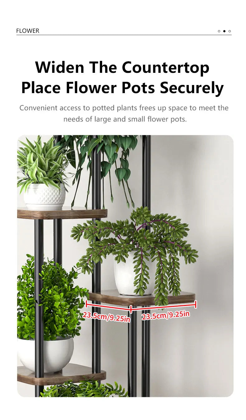 Plant Stand and Flower Stand Storage Shelf 4/5/6 Tier Flower Shelf Planter Rack Storage Organizer Display Indoor Garden Balcony    Home Decor Supply | Online Retail | ShoreShopper.com