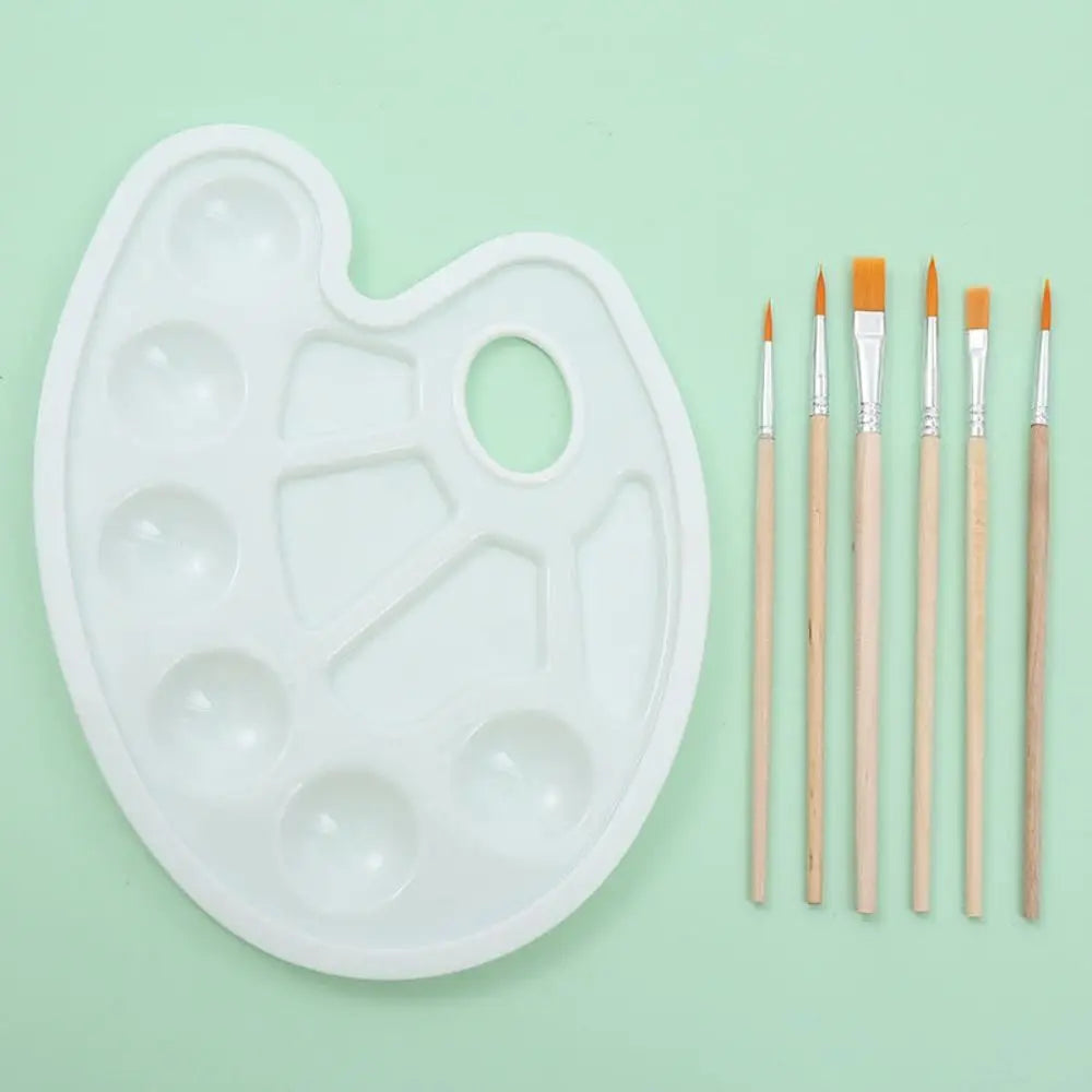 Adults Drawing Artist Coloring Student Art Painting Supplies Watercolor Tray Art Oval Palette Brush Set Oil Painting Palette    Home Decor Supply | Online Retail | ShoreShopper.com