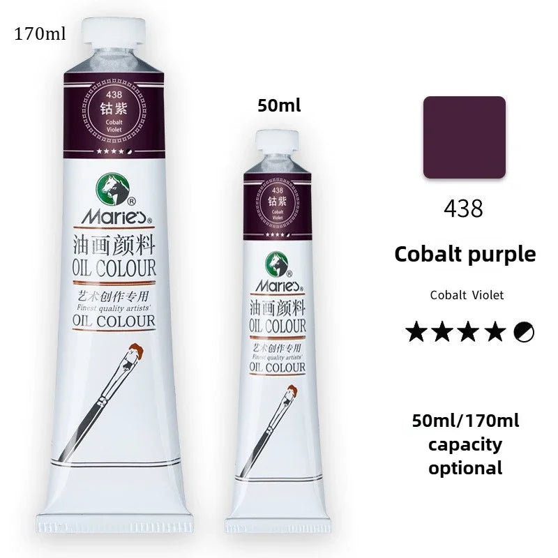 Marie's Oil Paint 170ML Oil Painting Art Creation Pigment Large Oil Paint Paint Single Commonly Used 24 Colors    Home Decor Supply | Online Retail | ShoreShopper.com