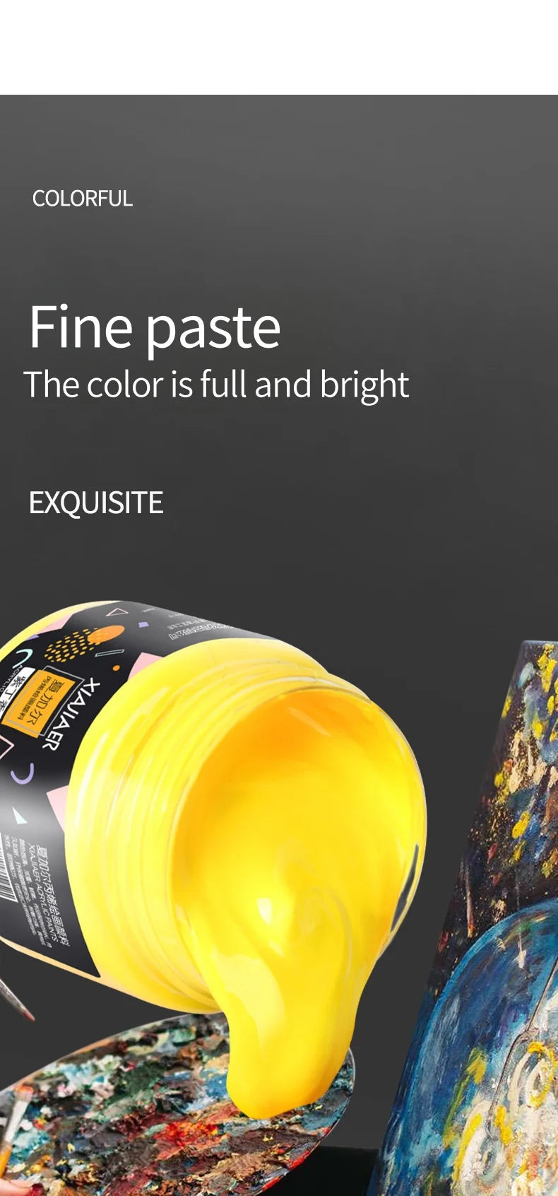 Acrylic paint 100ml hand-painted wall painting Graffiti Stone T-shirt tinned paint Studio multi-color acrylic paint    Home Decor Supply | Online Retail | ShoreShopper.com