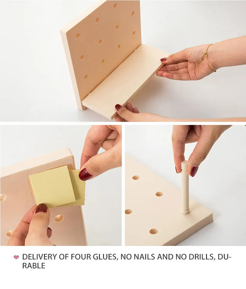 Home Decor Wall Shelves Decoration Hole Board Wall Storage Rack Storage Shelf Kitchen Bedroom Hanging Wall Shelves Wall Decor    Home Decor Supply | Online Retail | ShoreShopper.com