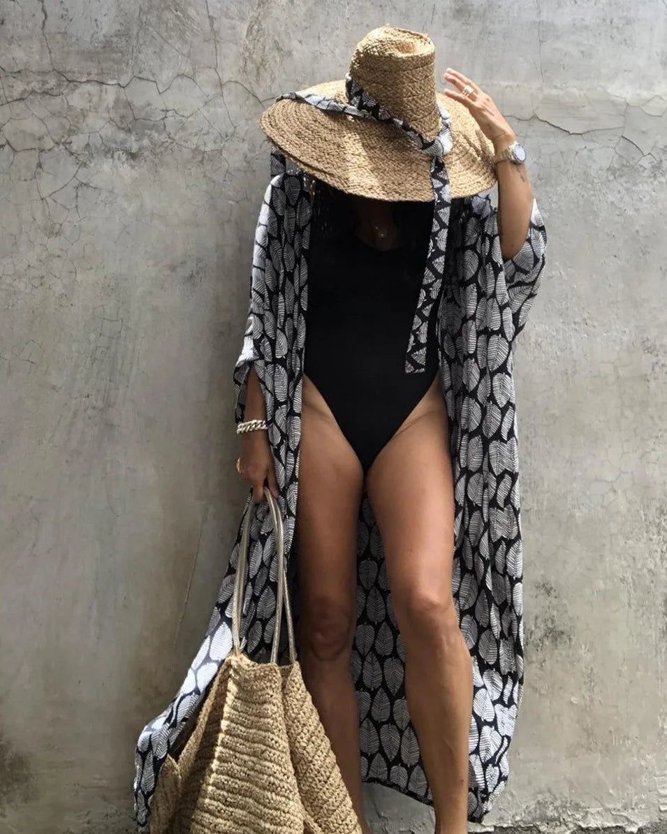 Beach Dress Tunic Cover up Embroidery Kaftan Saida de Praia Women Bikini Cover-up Pareo Sarong Beachwear    Your Coastal Marketplace | Shoreshopper.com