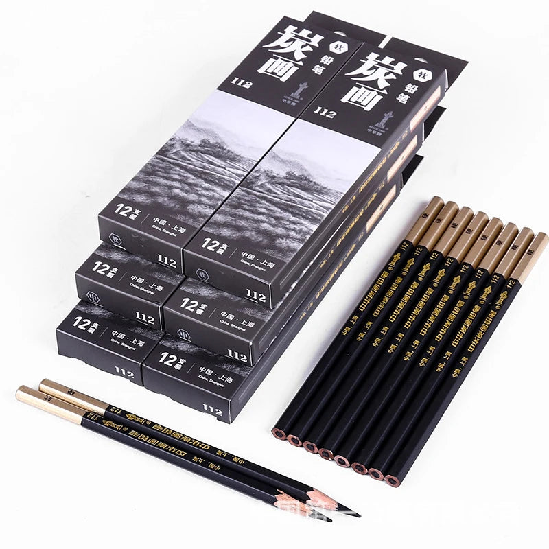 Specialized Sketch Charcoal pencils,Hard,Neutral,Soft Refills,Drawing Pencils,Art Student,Master Fine Arts Supplies 12pcs Box    Home Decor Supply | Online Retail | ShoreShopper.com