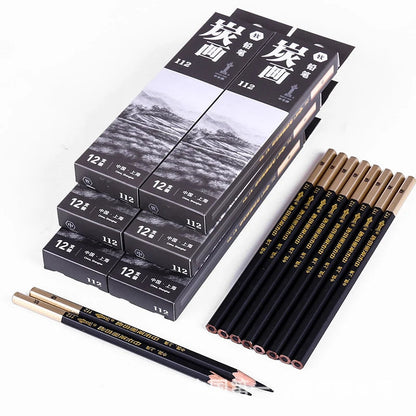 Specialized Sketch Charcoal pencils,Hard,Neutral,Soft Refills,Drawing Pencils,Art Student,Master Fine Arts Supplies 12pcs Box    Home Decor Supply | Online Retail | ShoreShopper.com