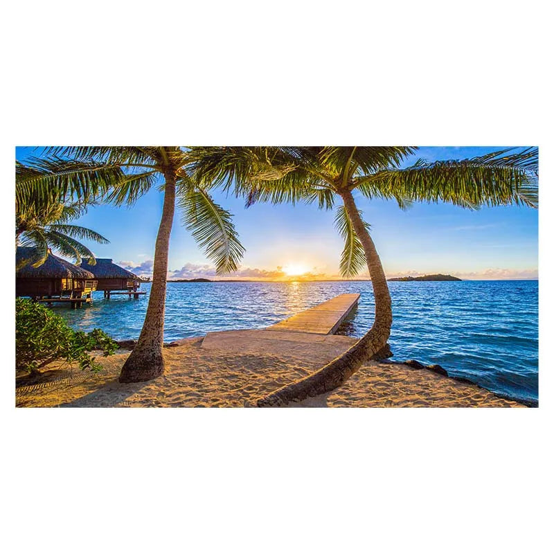 Beach Sunset Wall Art Posters Large Landscape Canvas Painting Print Nordic Wall Decoration Picture For Home Decor    Your Coastal Marketplace | Shoreshopper.com