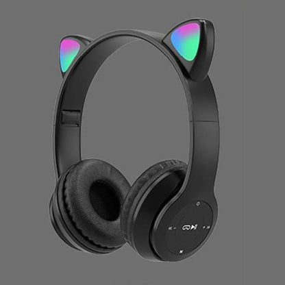 Wireless Headphones Cat Ear Gaming Headset Glow Light Bluetooth-Compatible Helmets Cute Over-Ear Headsets for Kids and Adult    Home Decor Supply | Online Retail | ShoreShopper.com