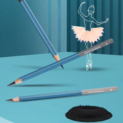 Master Specialized Sketch Charcoal,Hard, Neutral, Soft Refills,Drawing Pencils,Art Student Fine Arts Supplies 12 pcs Box TB-01    Home Decor Supply | Online Retail | ShoreShopper.com