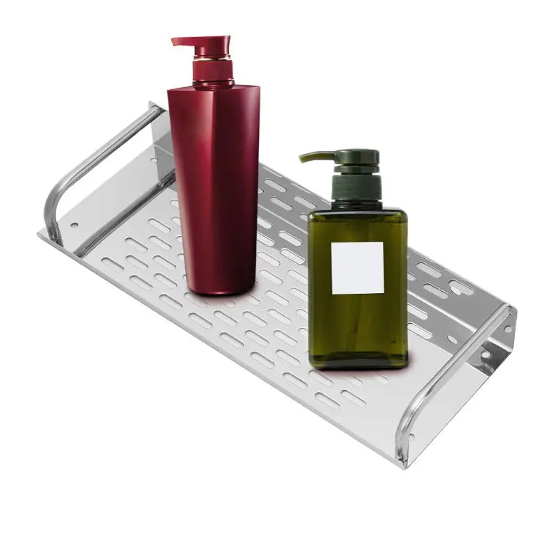 Stainless Steel Kitchen Bathroom Shelf Wall-mounted Storage Rack Single Layer    Home Decor Supply | Online Retail | ShoreShopper.com