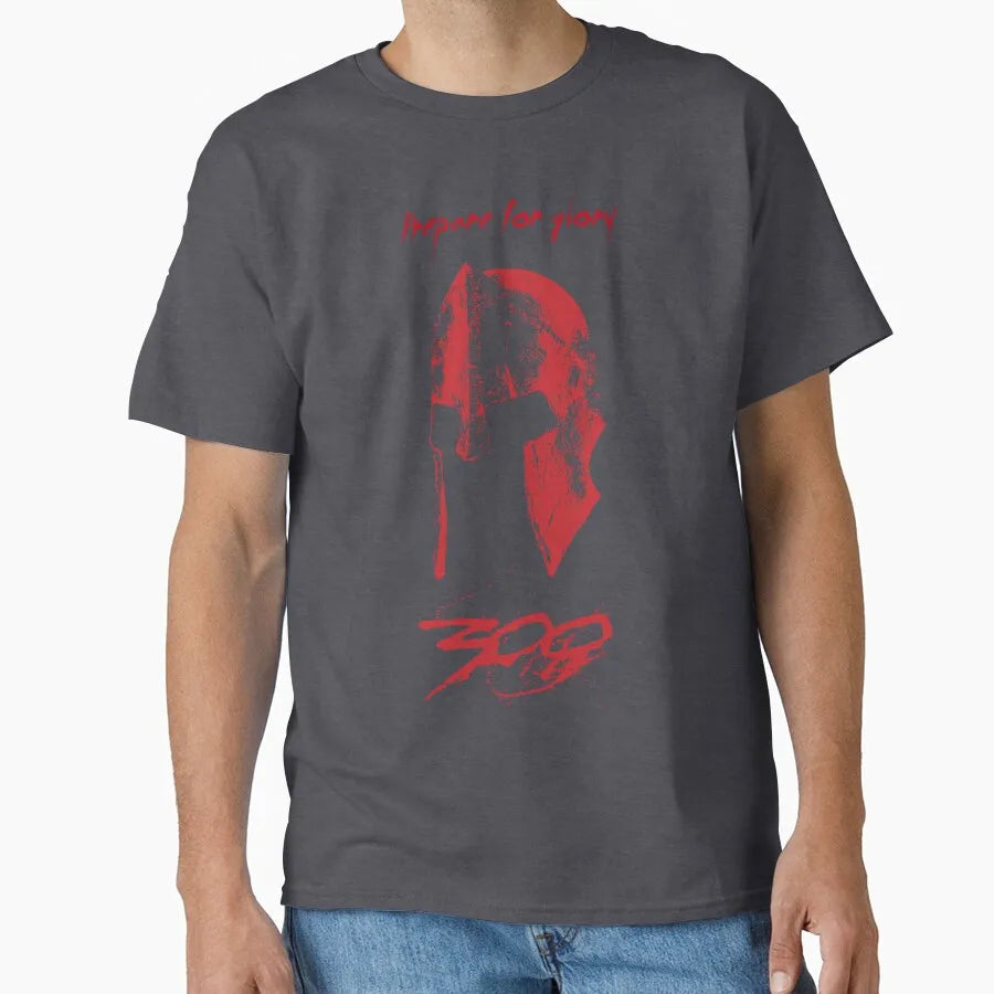 SPARTAN HELMET RED Spartan warrior helmet ancient greece this is sparta T Shirt for men Large size Adult tops S-6XL    Home Decor Supply | Online Retail | ShoreShopper.com