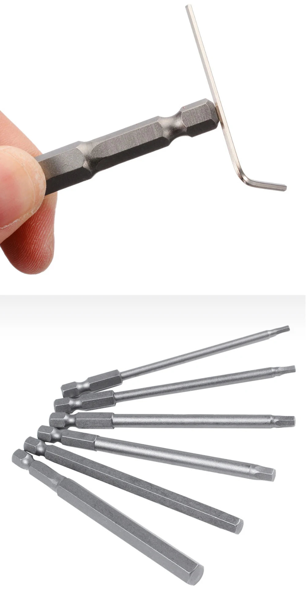 8pcs 100mm Hex Head Allen Wrench Drill Bits Set SAE Metric Allen Electric Hexagonal Bit Screwdriver Socket Bit Power Tool Parts    Home Decor Supply | Online Retail | ShoreShopper.com