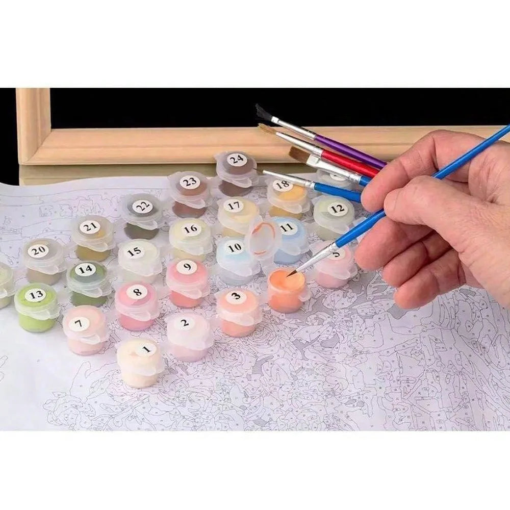1pc Paint by Numbers Kit for Adults Beginner on Canvas, Painting Kits for Adults, DIY Hobbies for Women, Frameelss    Home Decor Supply | Online Retail | ShoreShopper.com