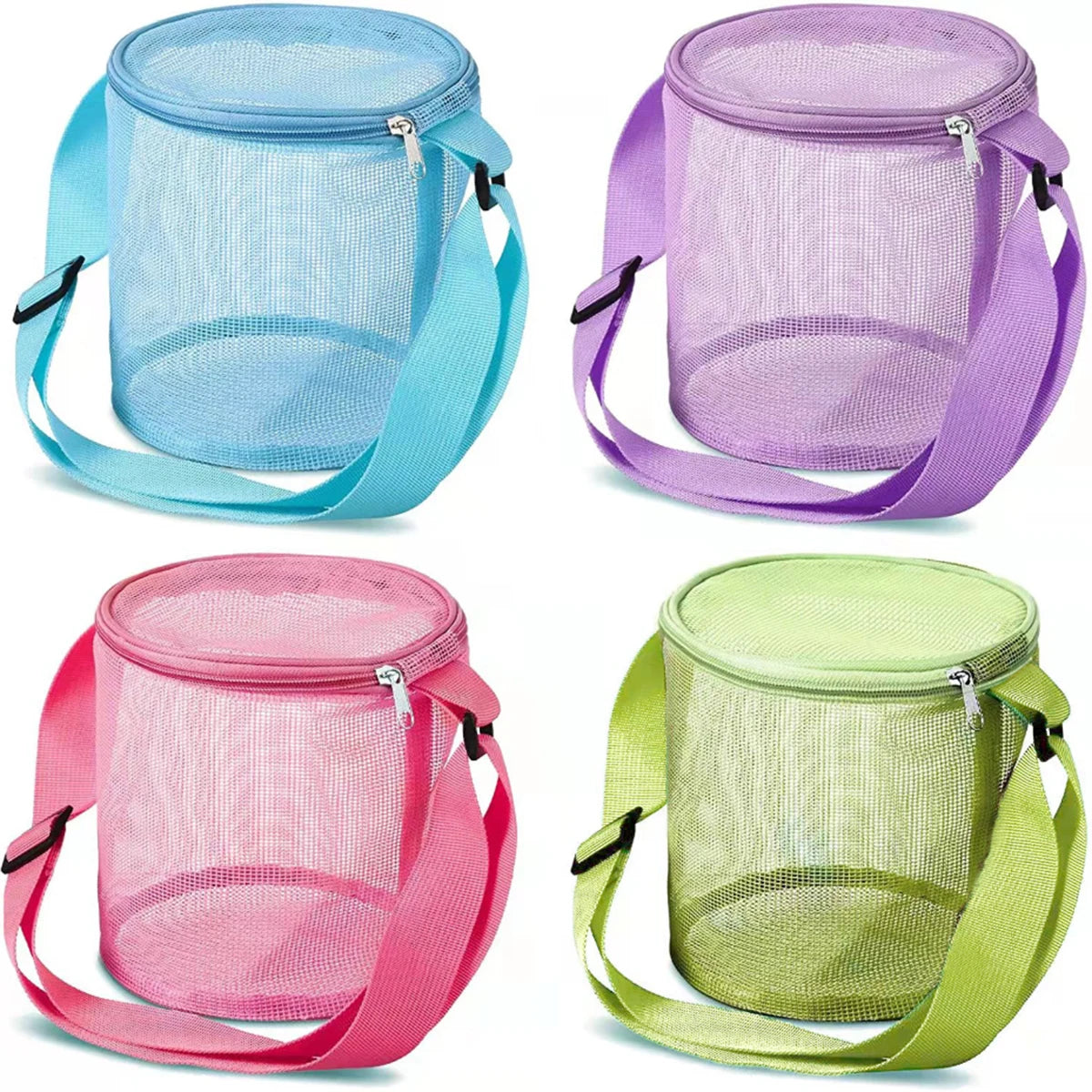 Beach swimming clothing storage bag sundries sorting beach bag shoulder backpack portable storage beach bag net bag    Your Coastal Marketplace | Shoreshopper.com