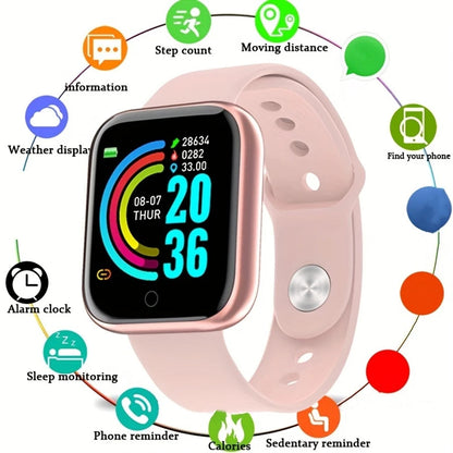 Smartwatch Men Women Wristwatches Smart Watch Message Fitness Monitor Bracelet Birthday Gift Electronic Clock For Android IOS    Home Decor Supply | Online Retail | ShoreShopper.com