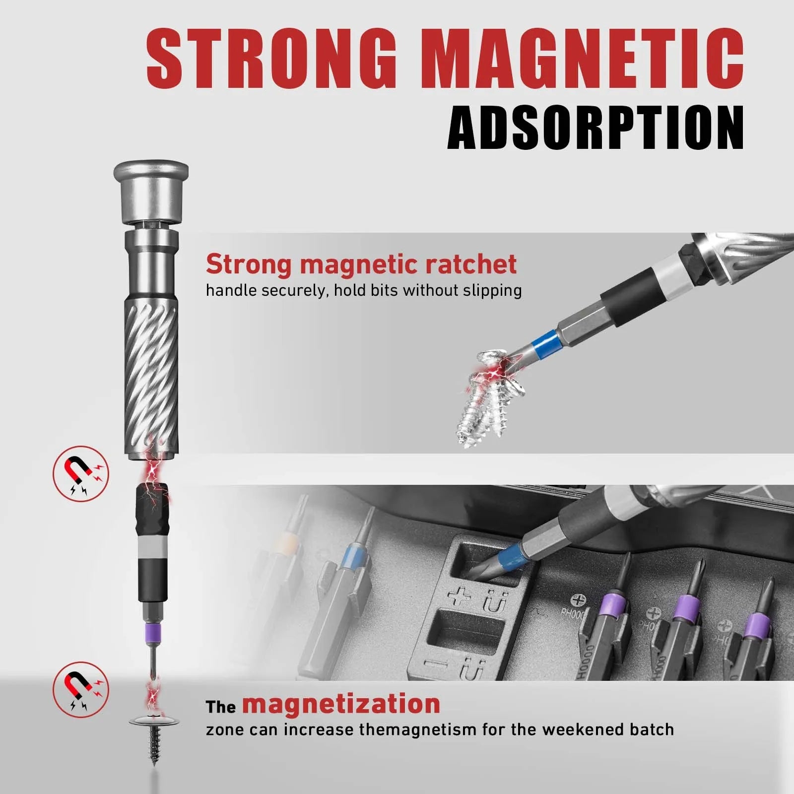 VMAN 66in1 Multifunction Ratchet Screwdriver Set Multi Magnetic Bits Mini Repair Tool Kit Household Tool For PC & Desk Etc.    Home Decor Supply | Online Retail | ShoreShopper.com