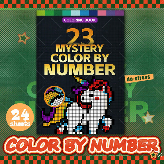 MYSTERY COLOR BY NUMBER Cartoon Animal artwork by digital adult Coloring Book DIY Painting Drawing Coloring By Num    Home Decor Supply | Online Retail | ShoreShopper.com