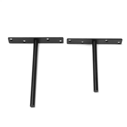 T Shape Concealed Shelf Brackets Floating  Wall Shelf Supports Screw Mounting Plate Multi sizes Metal Brackets    Home Decor Supply | Online Retail | ShoreShopper.com