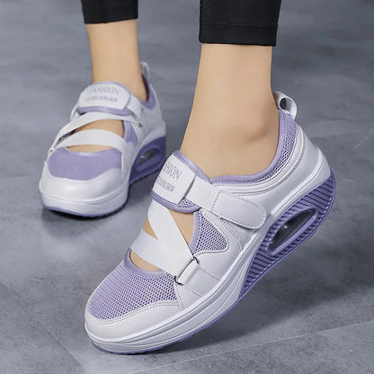 Women's Shoes 2022 Fashion Breathable Wedge Air Sneakers Lightweight Platform Sport Shoes Summer Woman Vulcanize Shoes    Your Coastal Marketplace | Shoreshopper.com