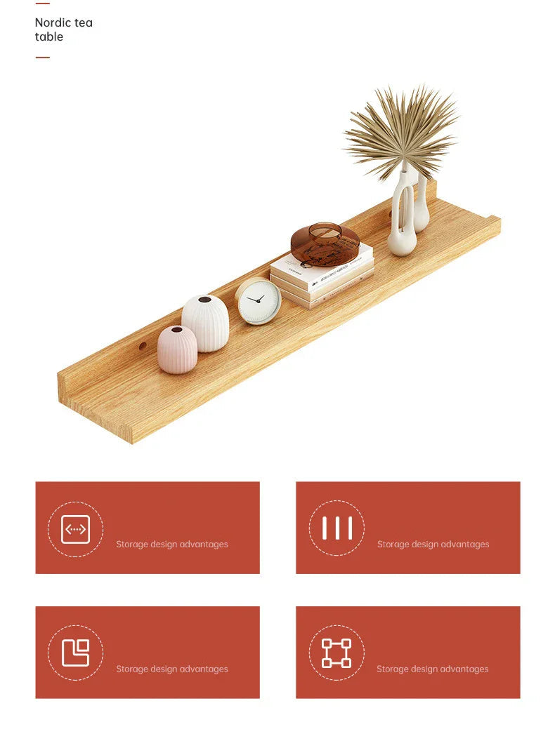 Wooden Floating Shelf Wall Mounted U-shaped Shelf Display Stand For Living Room Bathroom Kitchen Organizer Storage Rack    Home Decor Supply | Online Retail | ShoreShopper.com