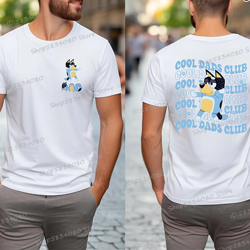 2025 Father's Day Shirt Funny Gift for Dad Fashion Casual Tops Summer Short Sleeve T-shirts Man Trendy Cool Dads Club T-shirt    Your Coastal Marketplace | Shoreshopper.com