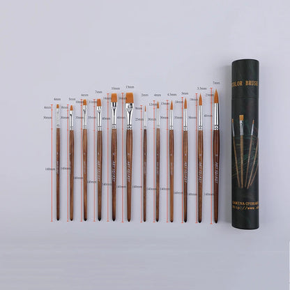 Art Secret #1201 #1203 #1204 Professional Painters For Acrylic And Watercolor Brush Sets (12 Pieces) Art Supplies    Home Decor Supply | Online Retail | ShoreShopper.com
